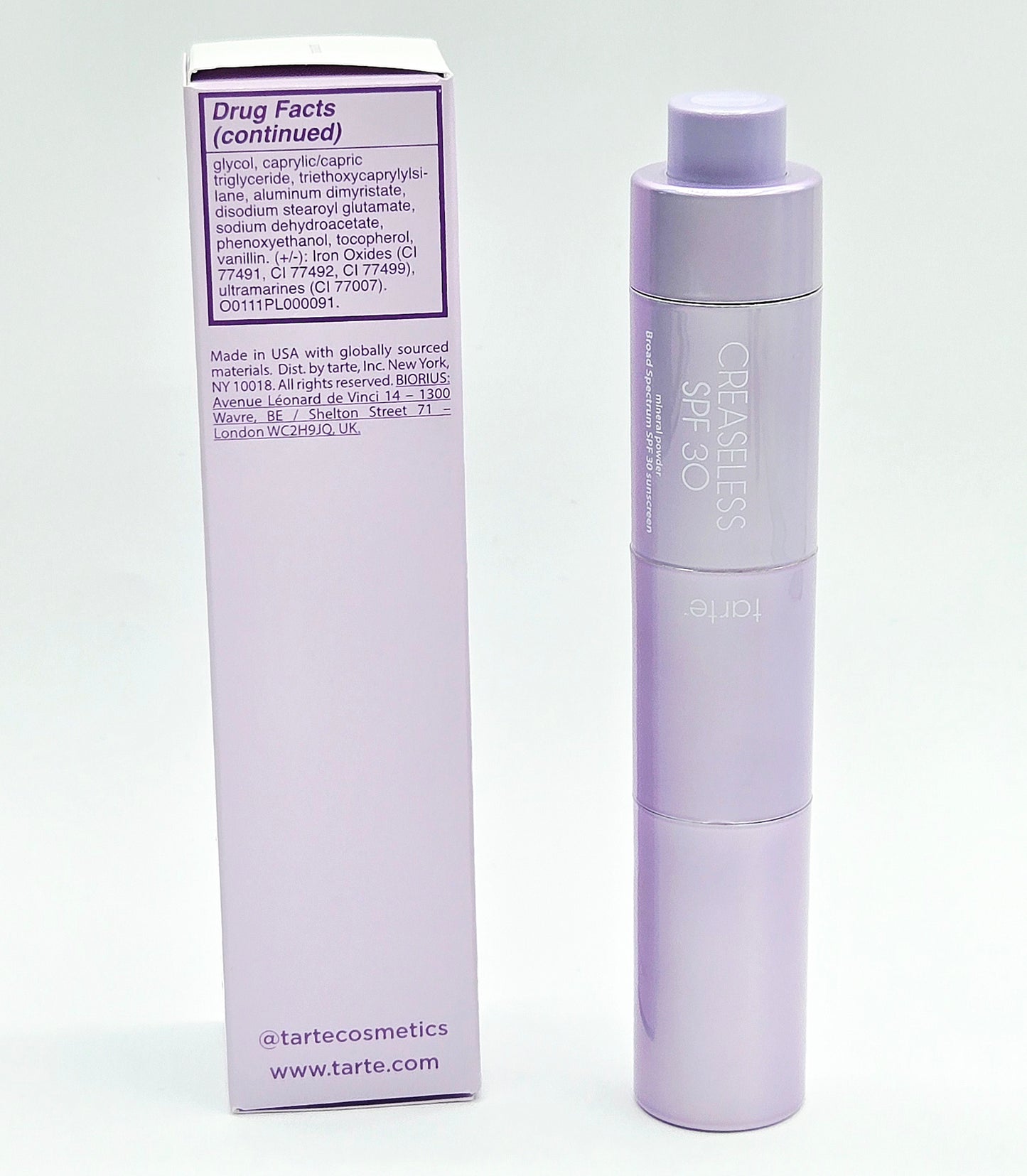 Tarte Creaseless SPF 30 Mineral Powder Sunscreen — Translucent 8 g