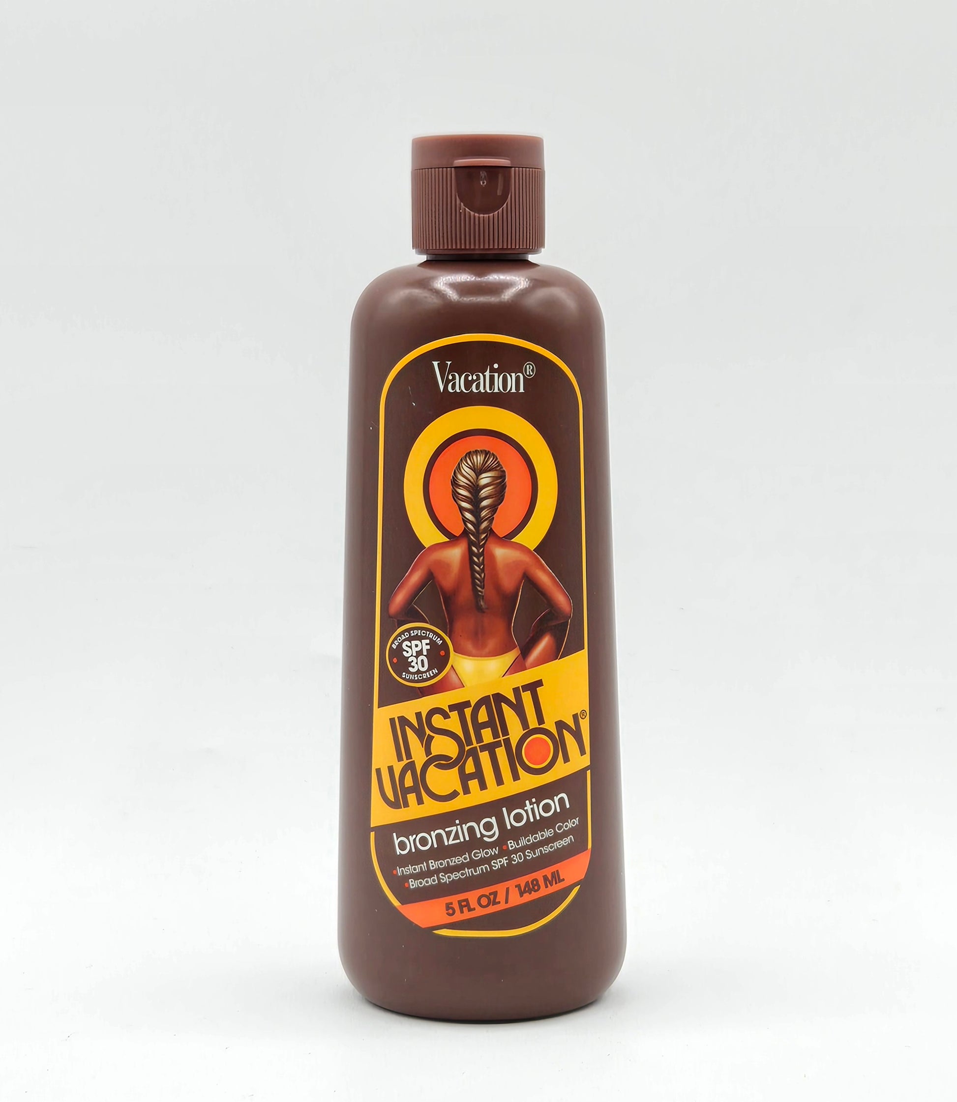 Vacation Instant Vacation Bronzing Lotion SPF 30 bottle on a white background.