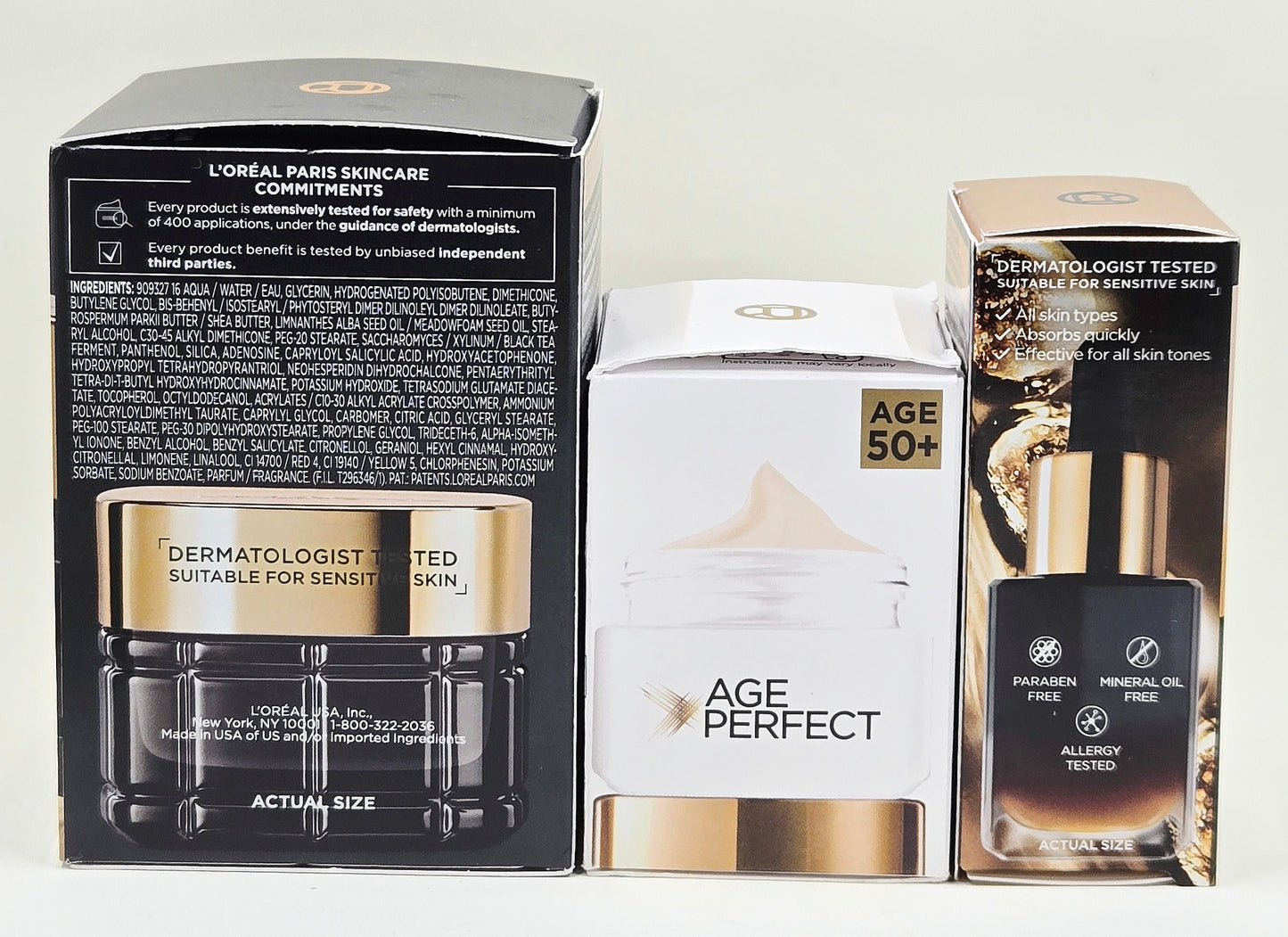 L'Oréal Age Perfect Cell Renewal Midnight Cream and Serum with Collagen Expert Eye Cream