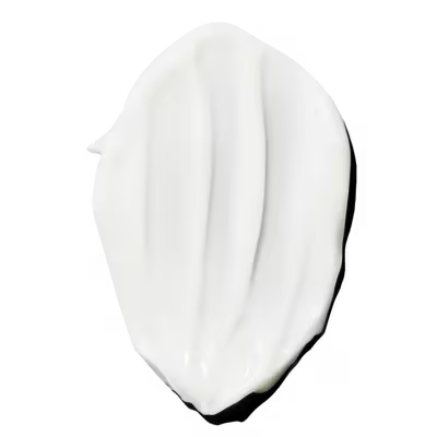 White cream texture swatch of Paul Mitchell Bond Rx Treatment hair mask