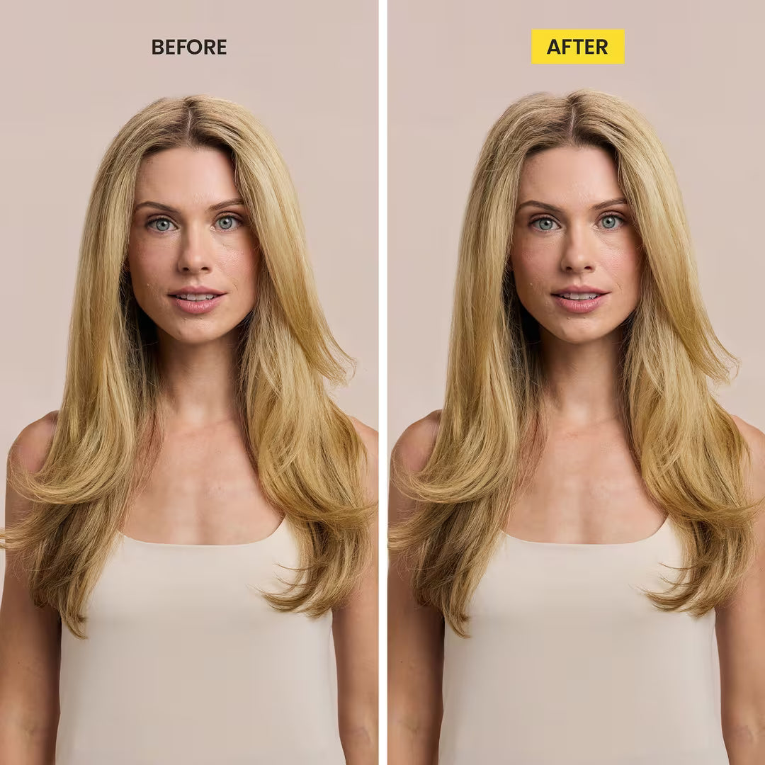 Brand Big Brew fuller-looking hair demonstration