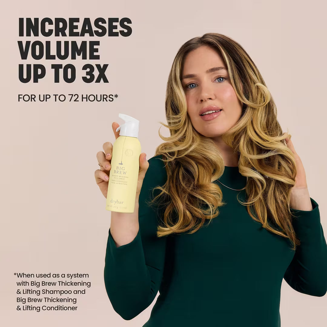 Big Brew system volume study graphic with shampoo-conditioner qualification