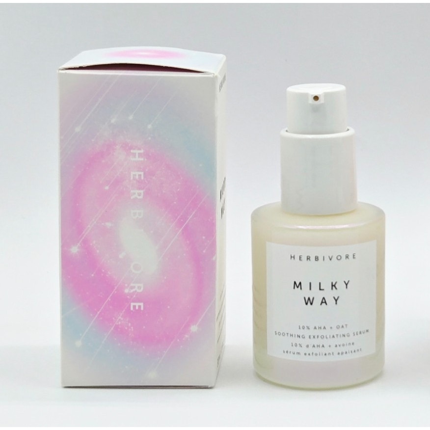 Herbivore- Milky Way - 10% AHA + Oat - Soothing Exfoliating Serum - 1 fl. oz,