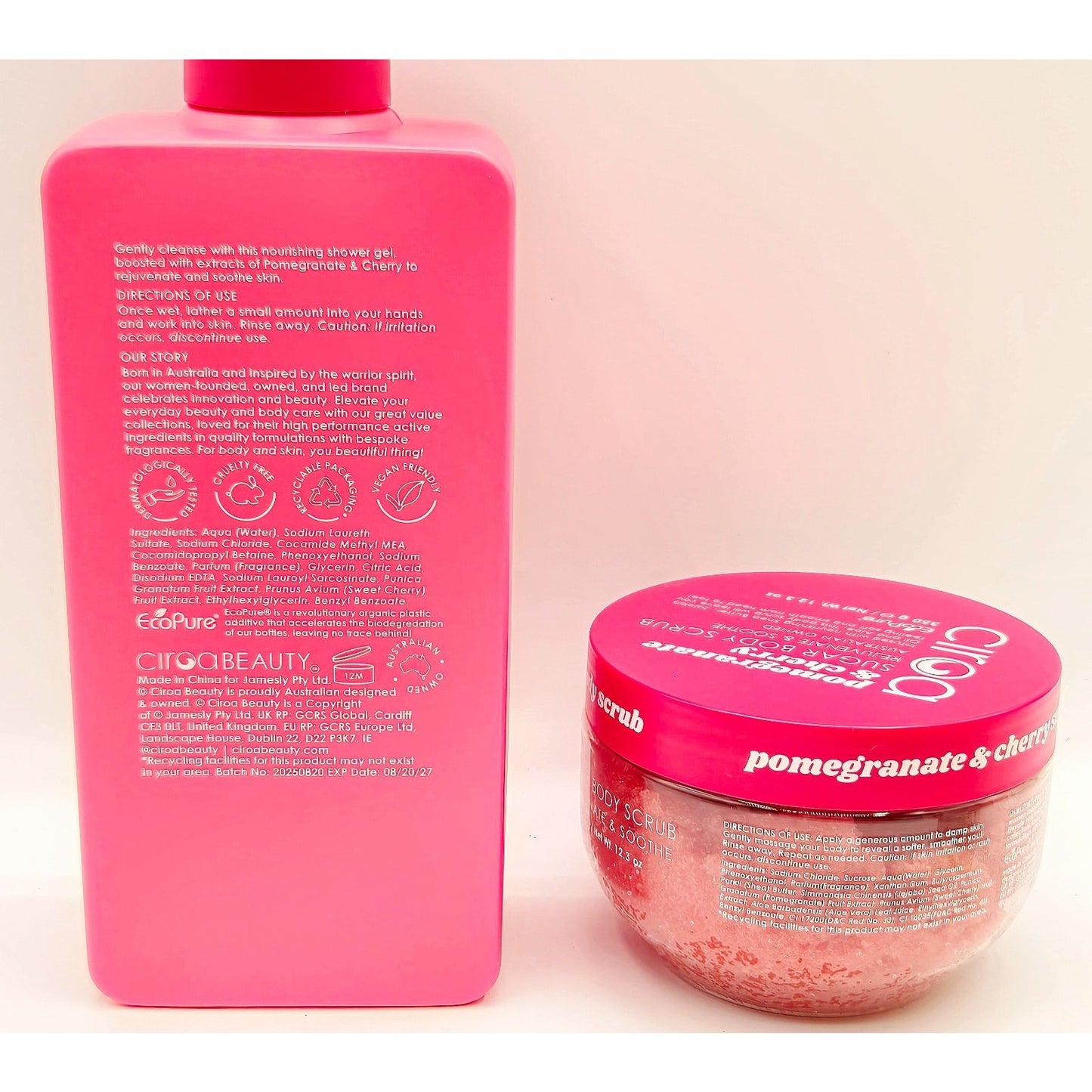 Cherry 8pc Skincare Bundle- Ciroa, Truly, Fenty Skin, Innisfree, Infinite Beauty