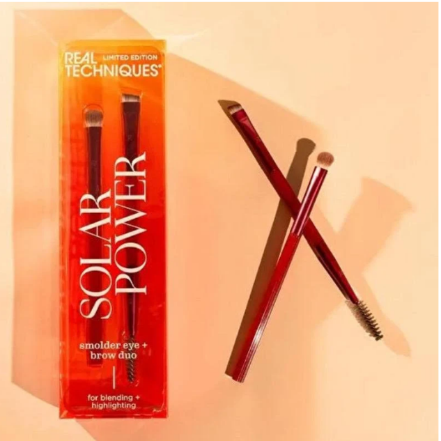 Solar Power Smolder Eye + Brow Duo beside its limited-edition package