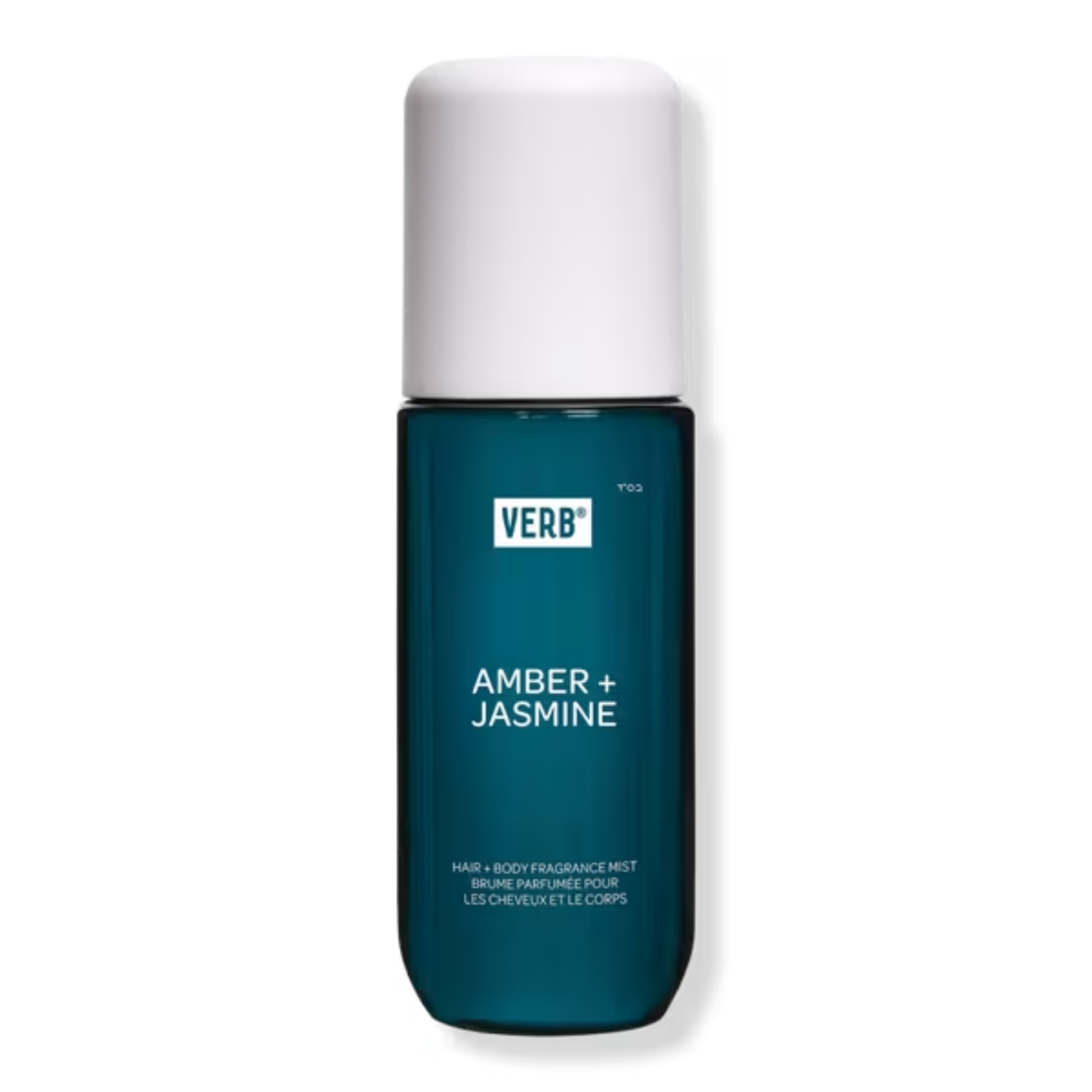 Verb Amber + Jasmine Hair & Body Fragrance Mist 5 fl oz bottle front