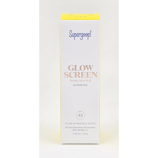 Supergoop! Glowscreen Sunlighter SPF 45 PA++++ Sunrise 0.35 oz box front