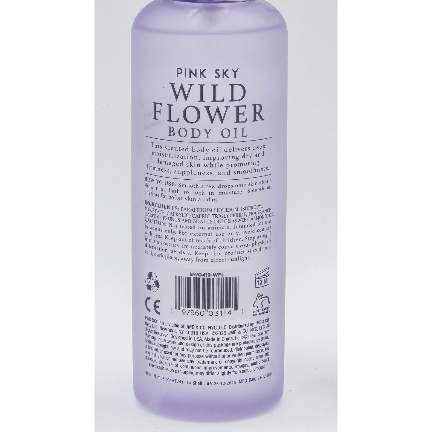 Dermalactives Wild Flower Body Scrub 15.8 oz + Pink Sky Refresh Body Oil 8.11 oz