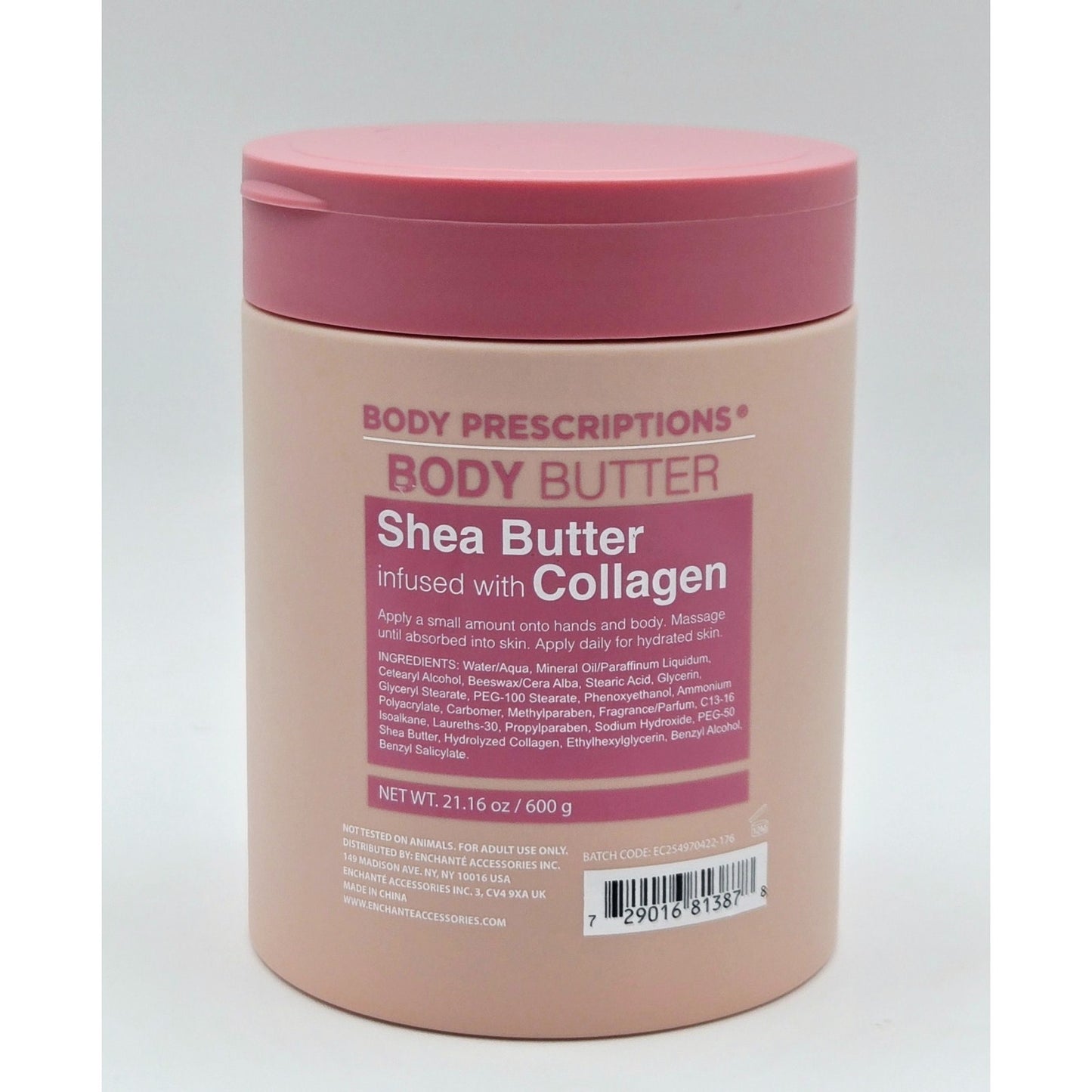 Body Prescriptions Body Butter- Shea Infused with Collagen- 21.16 oz NEW