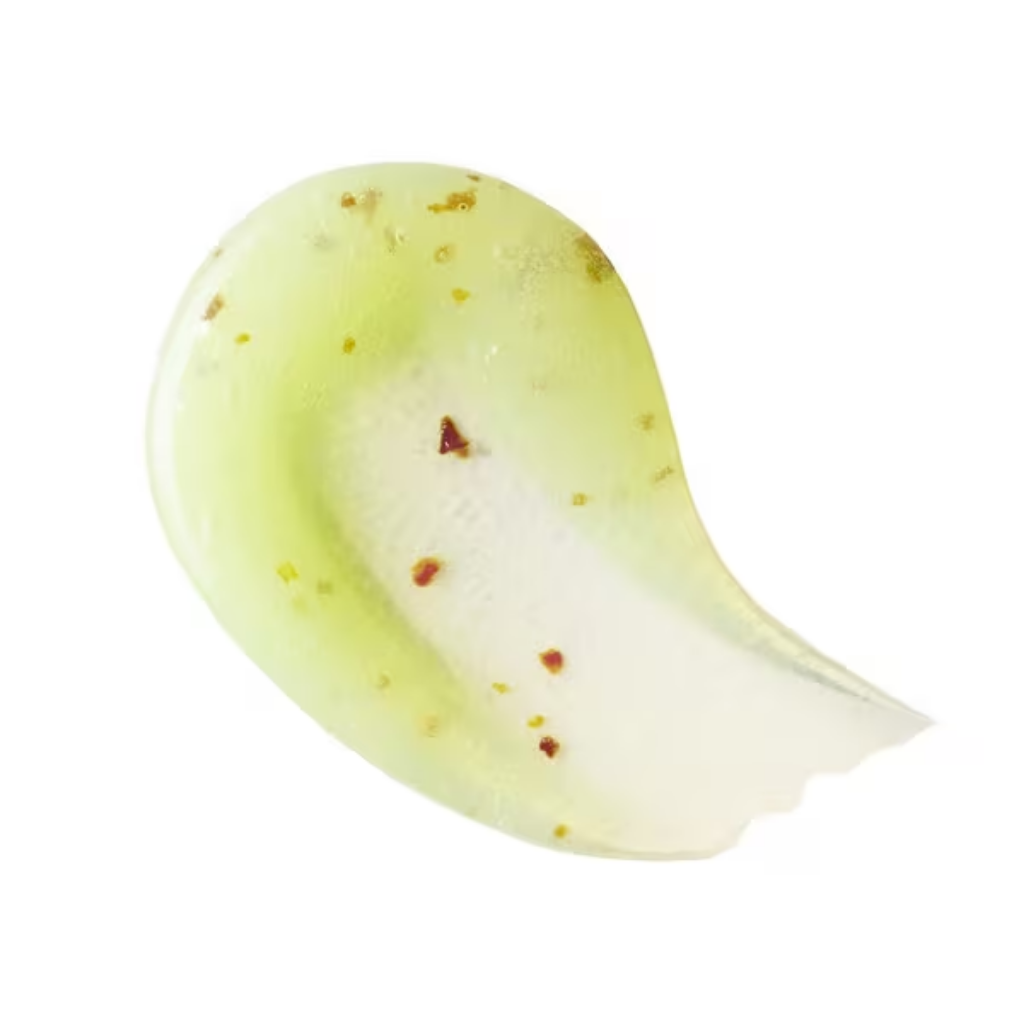 BYROE Kiwi Detox Gel Cleanser texture and product detail
