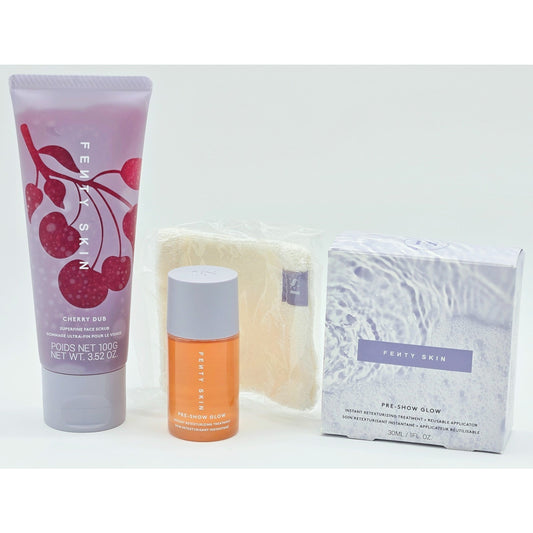 Fenty Skin Pre-Show Glow Retexturizing Treatment + Cherry Dub Superfine Scrub