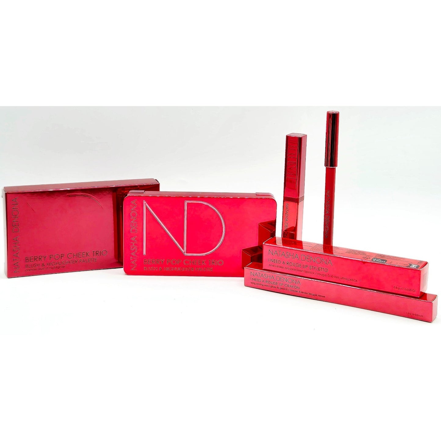 Natasha Denona Berry, bellapierre Cherry, Morphe Eye, Milk Makeup, KUSH Bundle