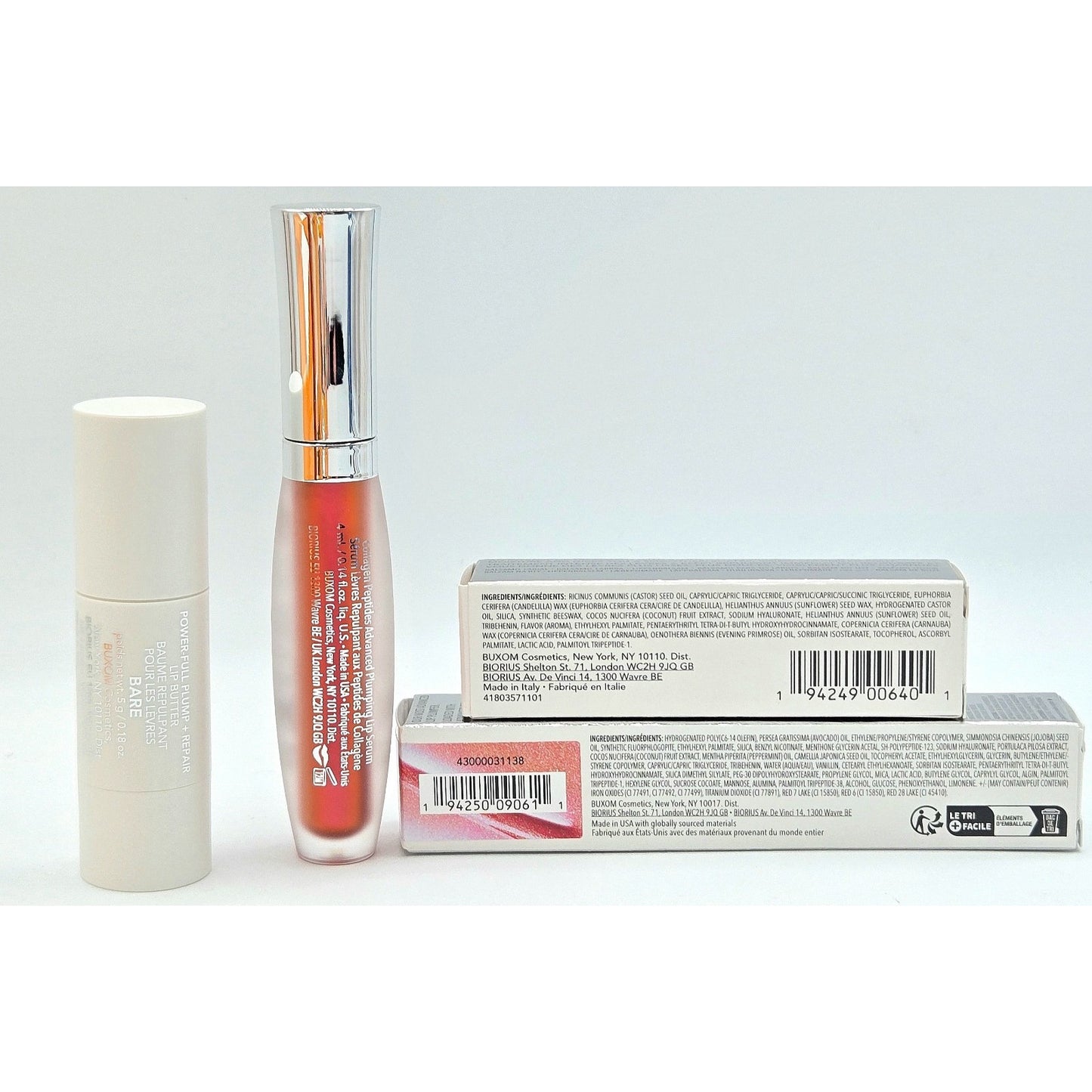 Buxom POWER-FULL Plump & Repair Lip Butter BARE + PLUMP SHOT Enchanted Berry NIB