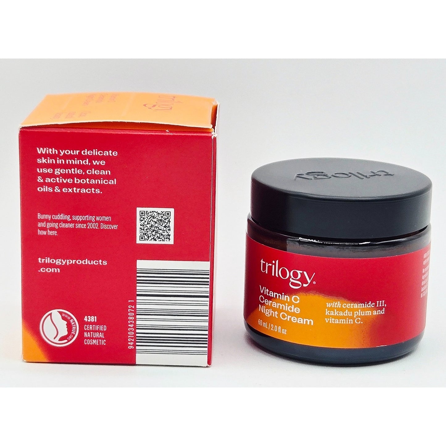 2 Pack Trilogy Vitamin C Ceramide Night Cream 2 oz/ 60ml NIB