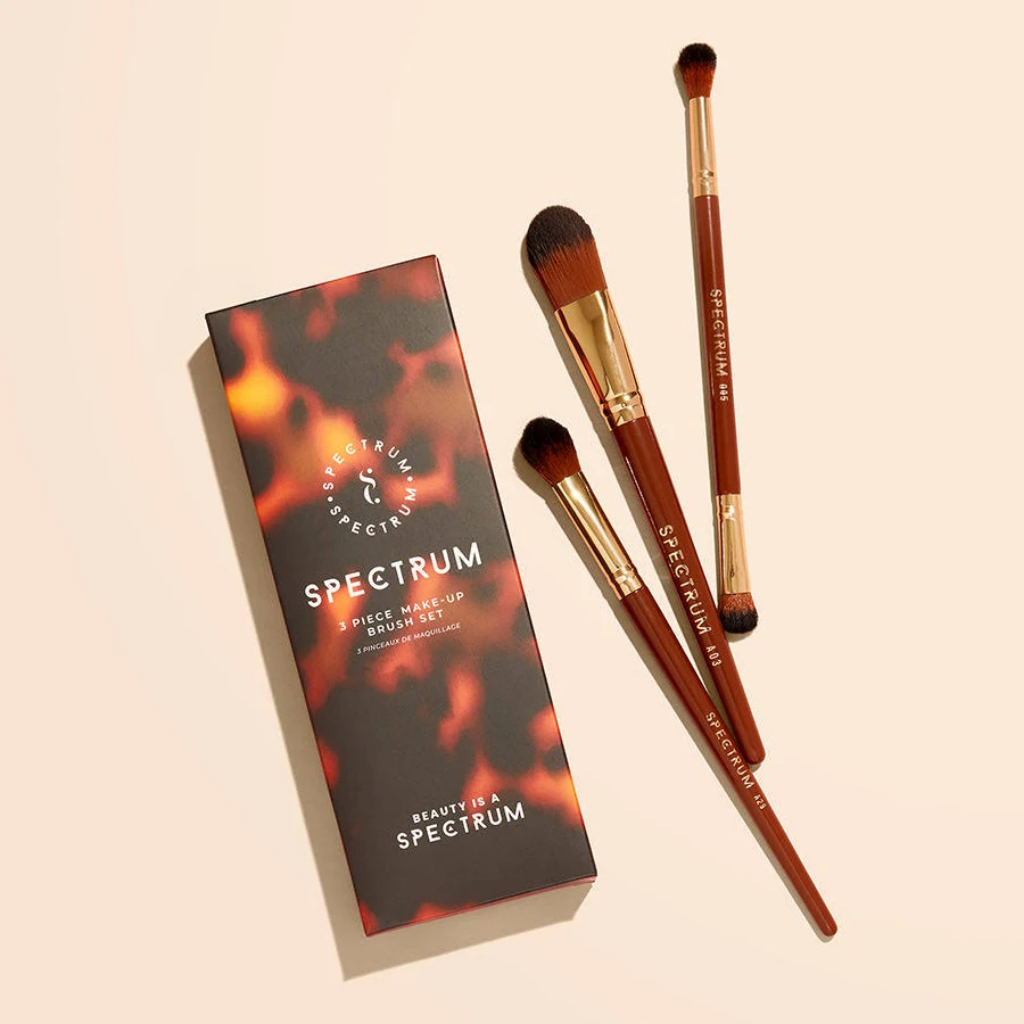 Spectrum Pantherine foundation, complexion and dual-ended eye brushes