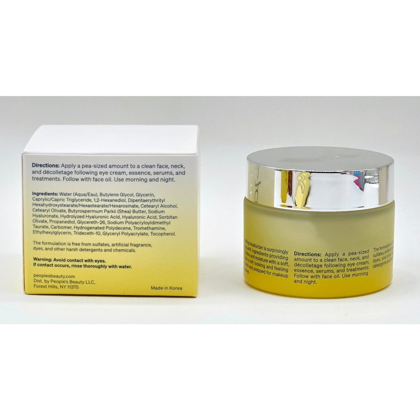 Peples Beauty Ultra Rich Face Cream 1.7 fl oz Hyaluronic Acid & Shea Butter NIB