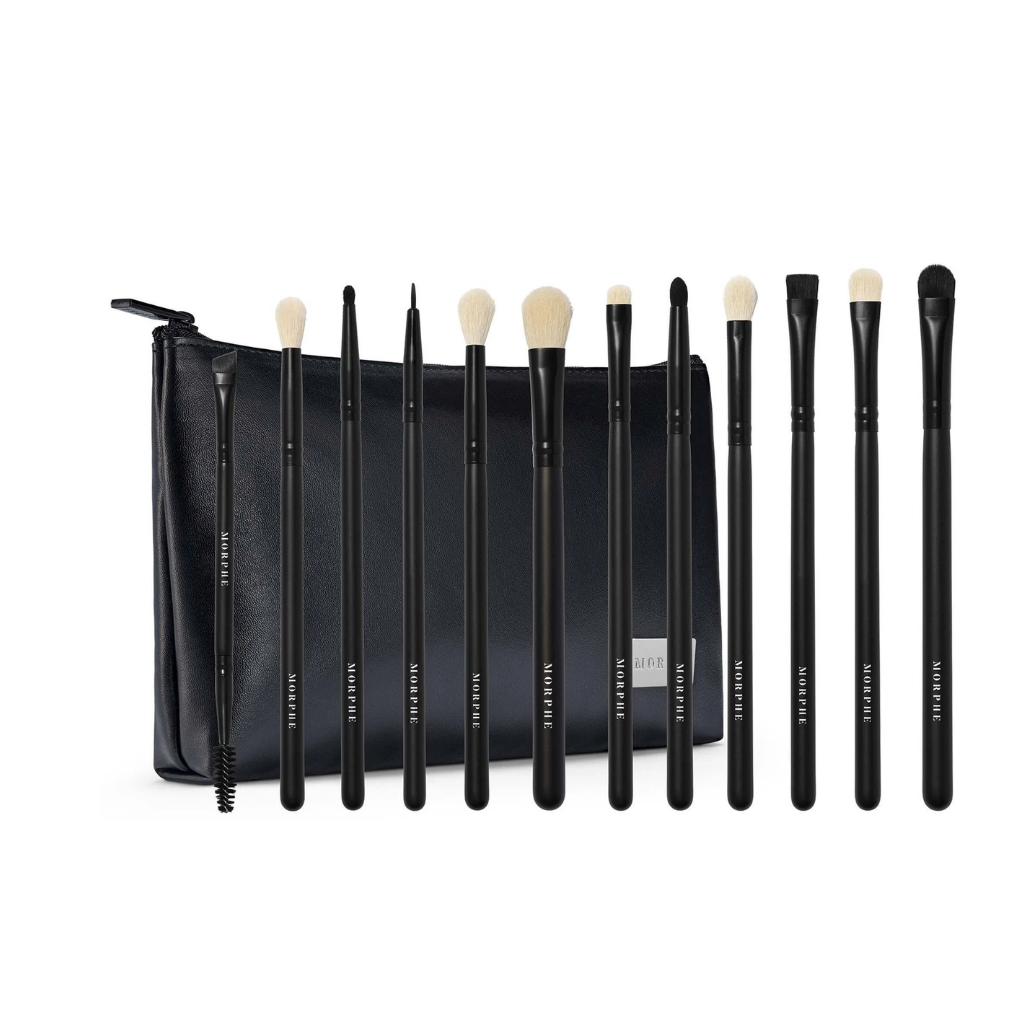 Morphe Eye Shaping Essentials 7-piece brush set in reusable storage tin