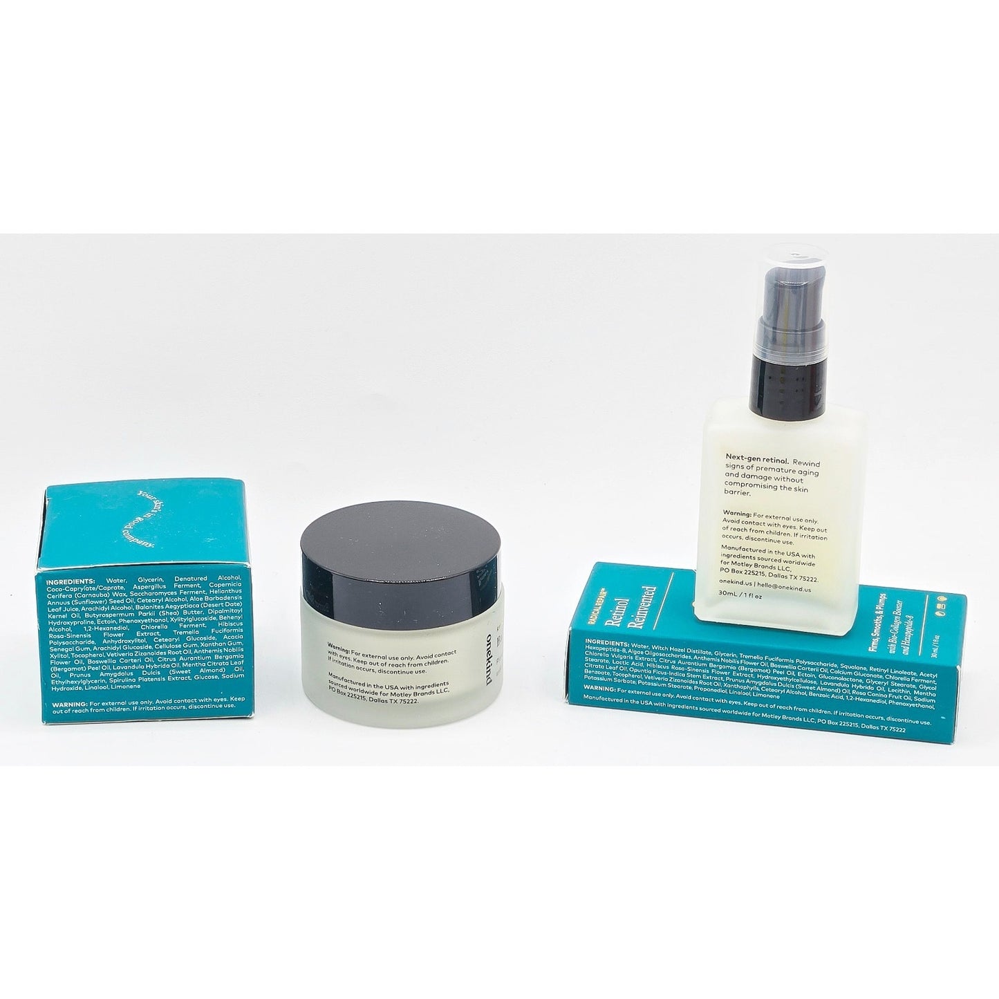 Onekind Radical Repair Retinol Reinvented 1 oz & Barrier Balm 1.7 oz Set****