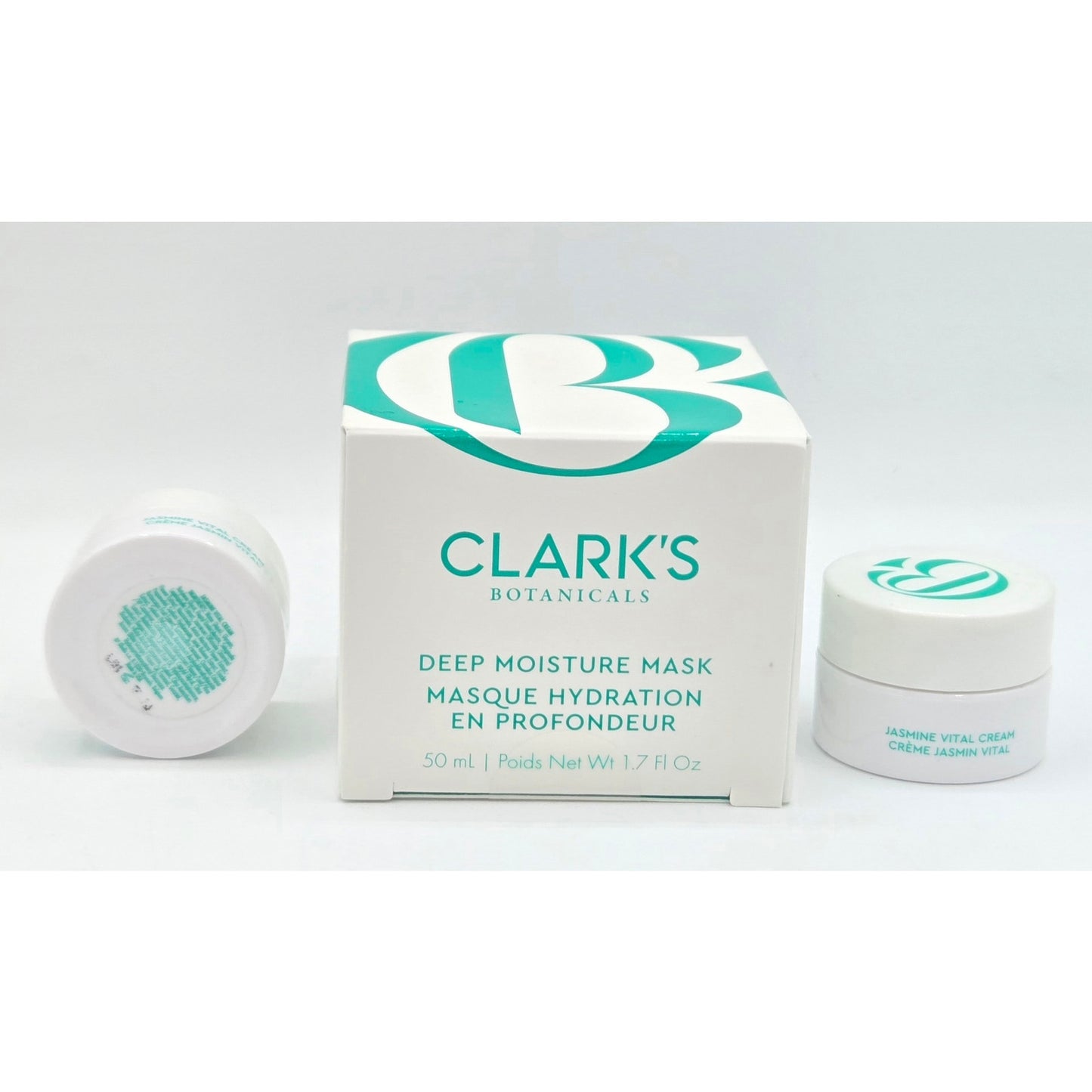 Clark's Botanicals Deep Moisture  w/ Jasmine Complex 1.7 oz.+ Bonus Cream x2