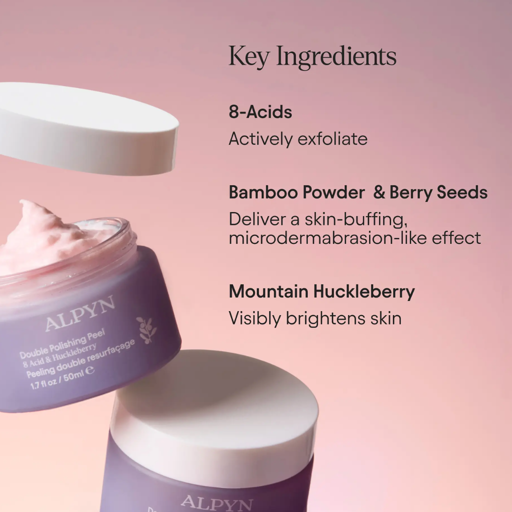 Alpyn Beauty Double Polishing Peel 8 Acid & Huckleberry 1.7 oz / 50ml