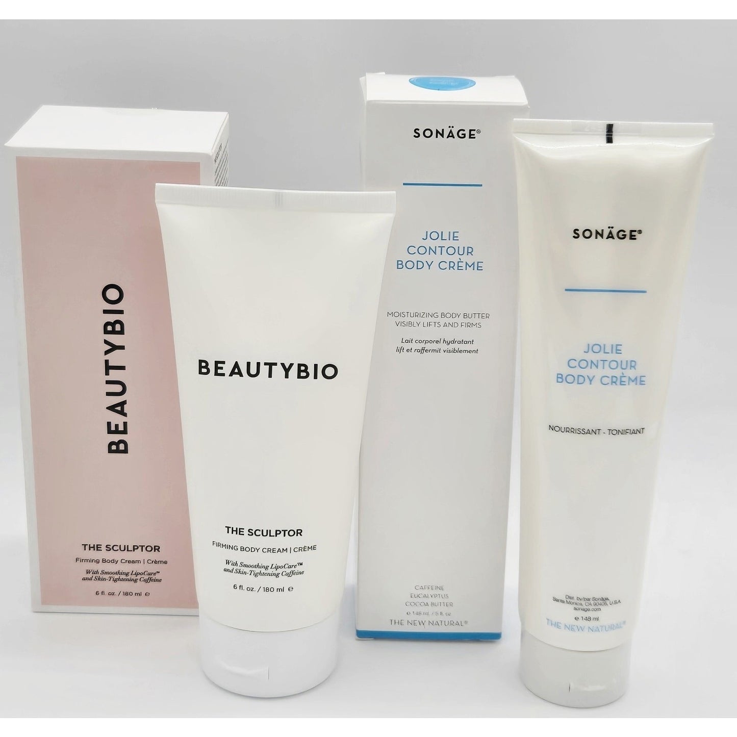 BeautyBio- The Sculptor Firming Cream 6 oz & Sonage Jolie Body Sculpting 5 oz