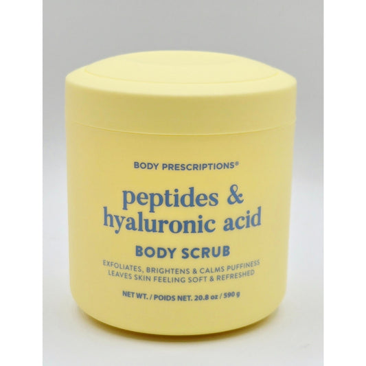 Body Prescriptions Peptides & Hyaluronic Acid BODY SCRUB- 20.8 oz