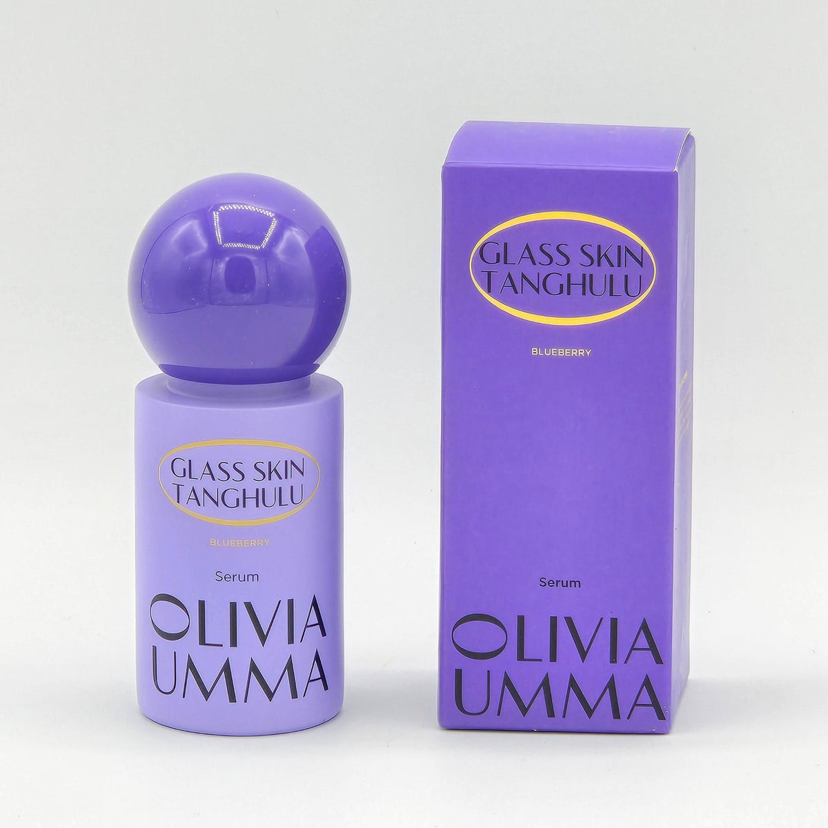 Oliviaumma Glass Skin Tanghulu Blueberry Serum, 40 mL facial serum