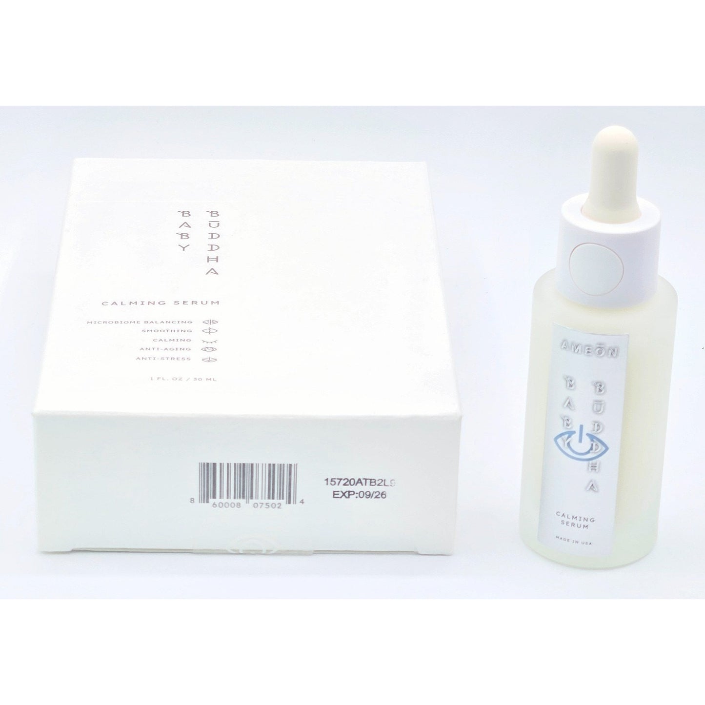 Baby Buddha Calming Serum by Ameon 1 oz Microbiome Balancing Skincare
