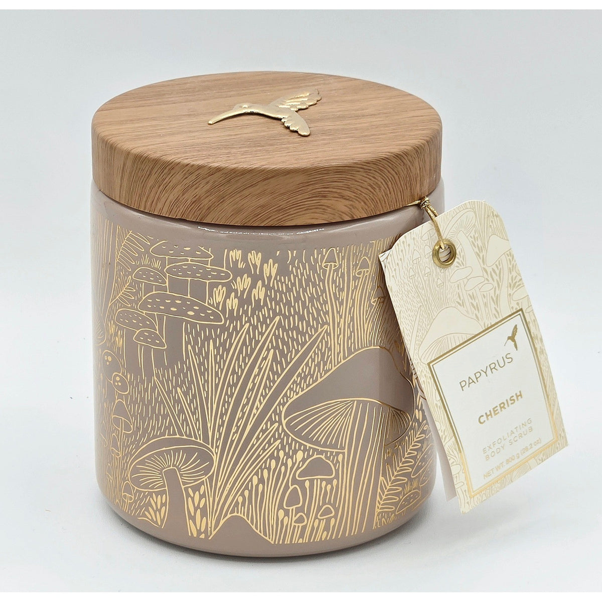 Papyrus Cherish exfoliating body scrub, 800 g decorative jar