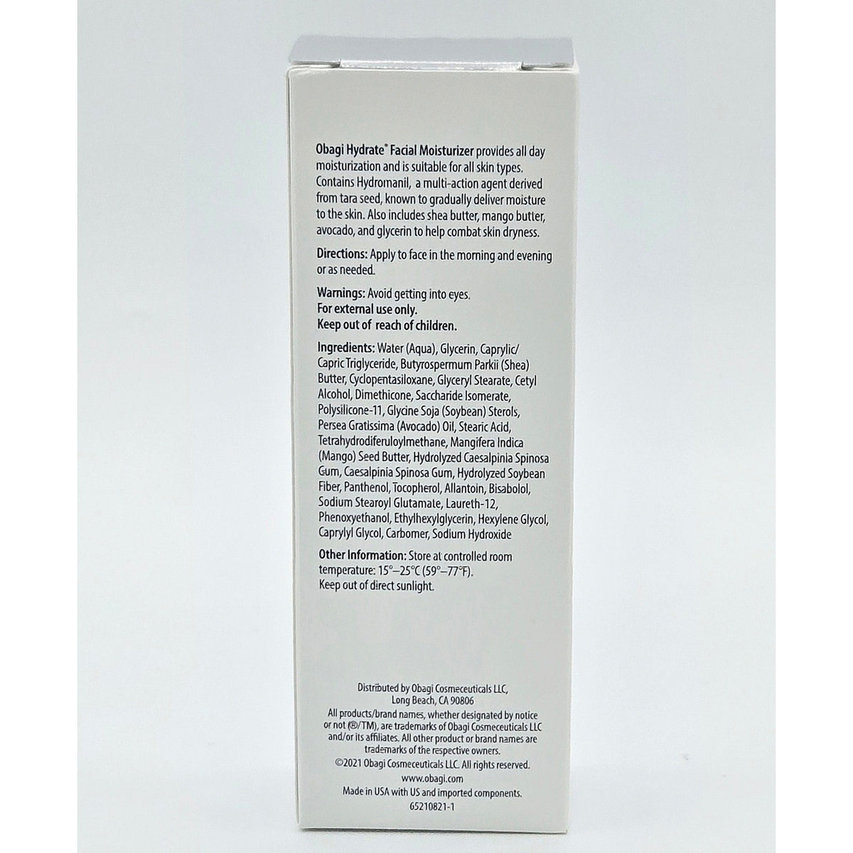 Obagi Hydrate Facial Moisturizer 1.7 oz 2 Pack