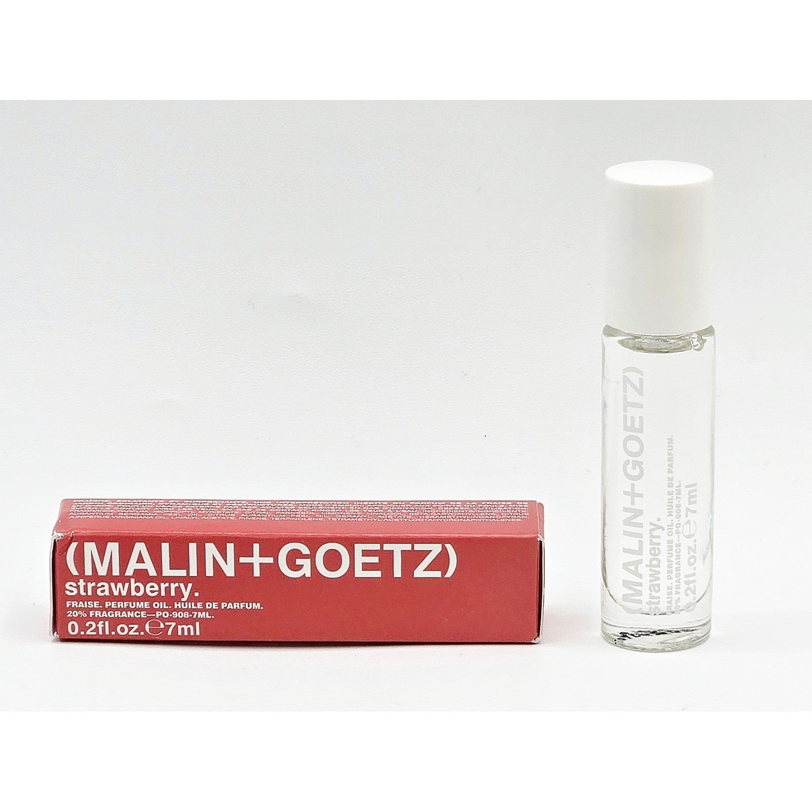 Malin + Goetz Strawberry Perfume Oil Rollerball 7mL 0.2oz New