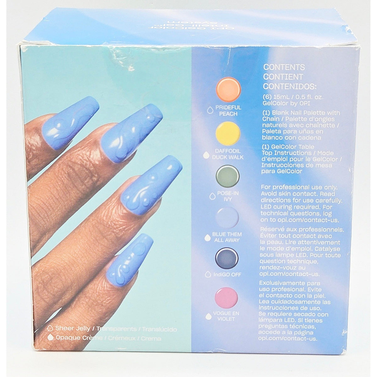 OPI GelColor Add-On Kit #2 Make 'Em Jelly 6x15ml Professional