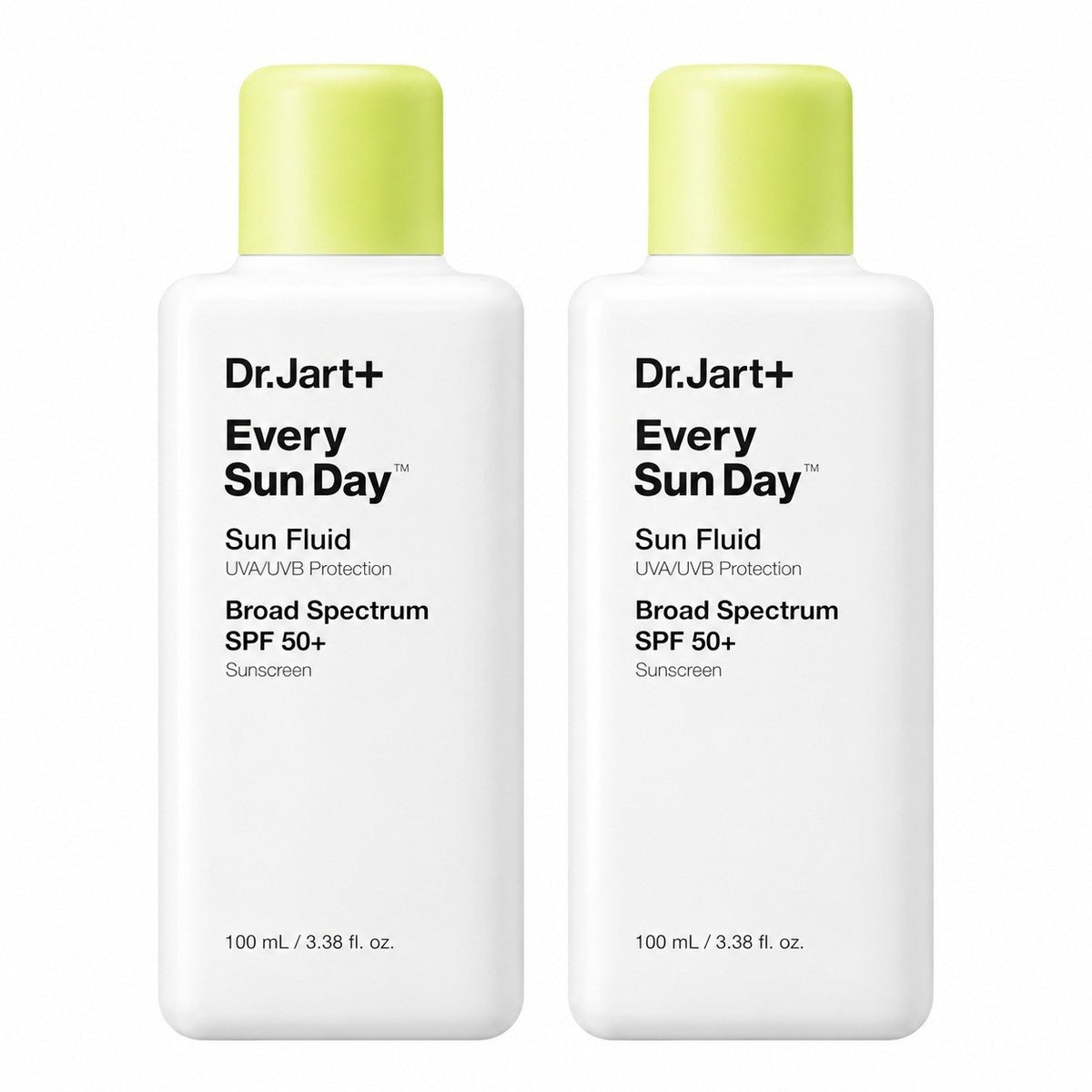 Dr.Jart+ Every Sun Day Sun Fluid Broad Spectrum SPF 50 3.36 fl oz x2