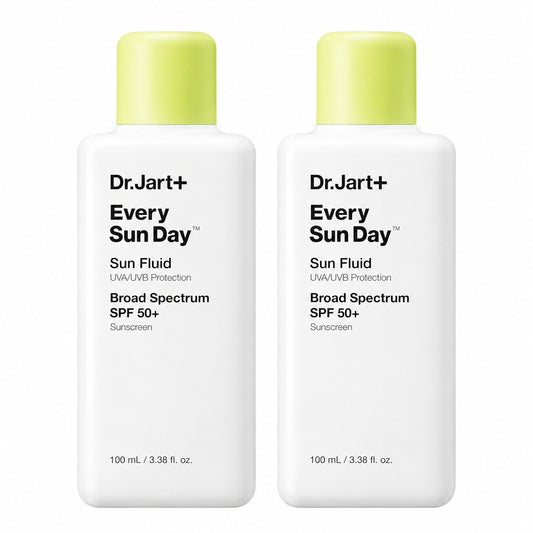 Dr.Jart+ Every Sun Day Sun Fluid Broad Spectrum SPF 50 3.36 fl oz x2