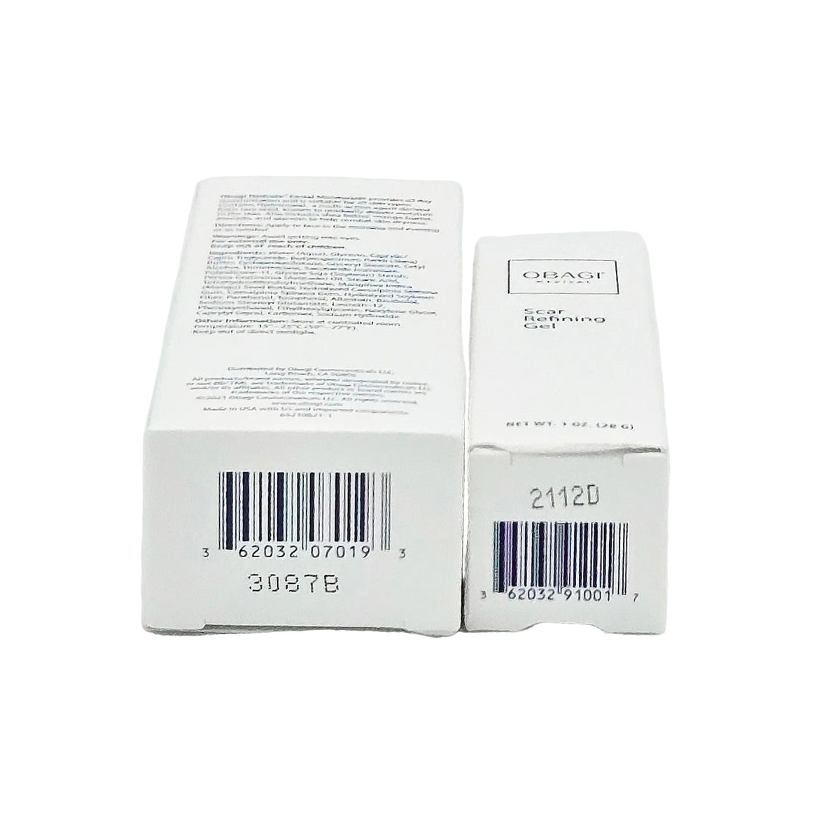 Obagi Hydrate Facial Moisturizer 1.7oz & Scar Refining Gel 1oz Set