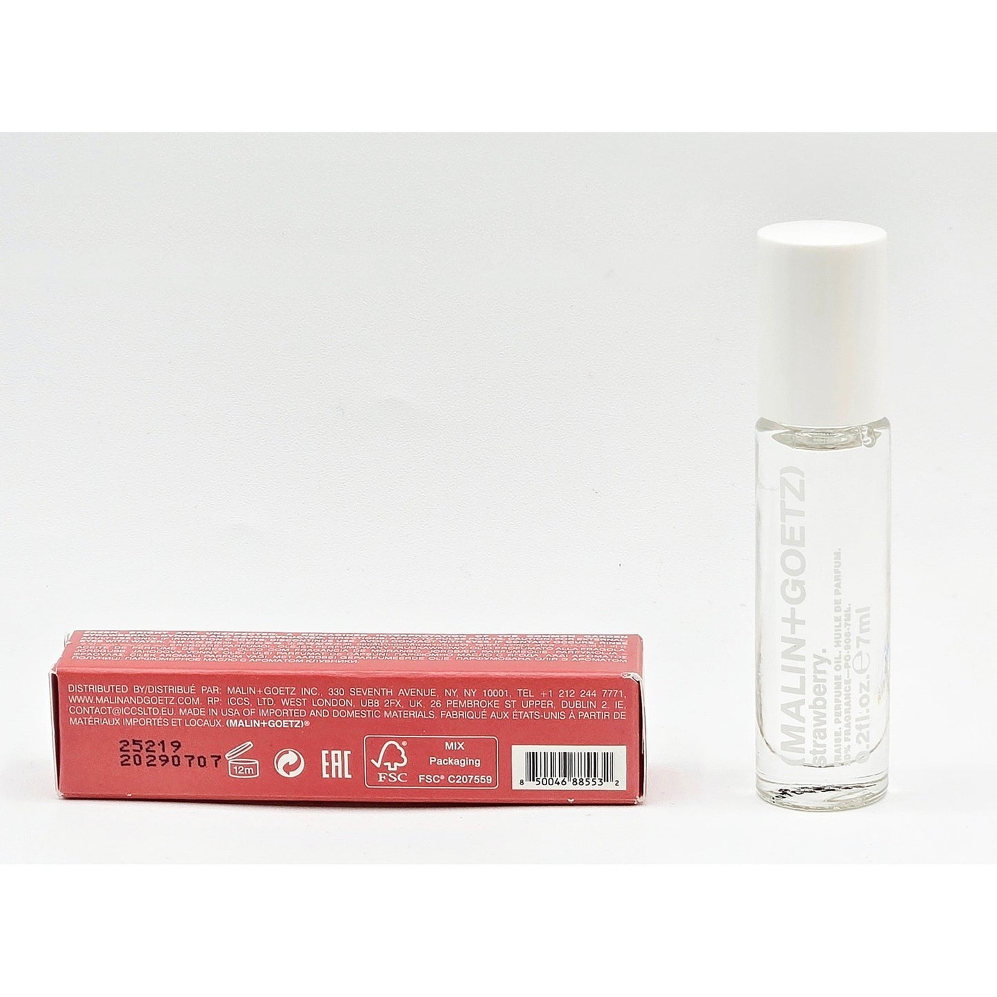 Malin + Goetz Strawberry Perfume Oil Rollerball 7mL 0.2oz New