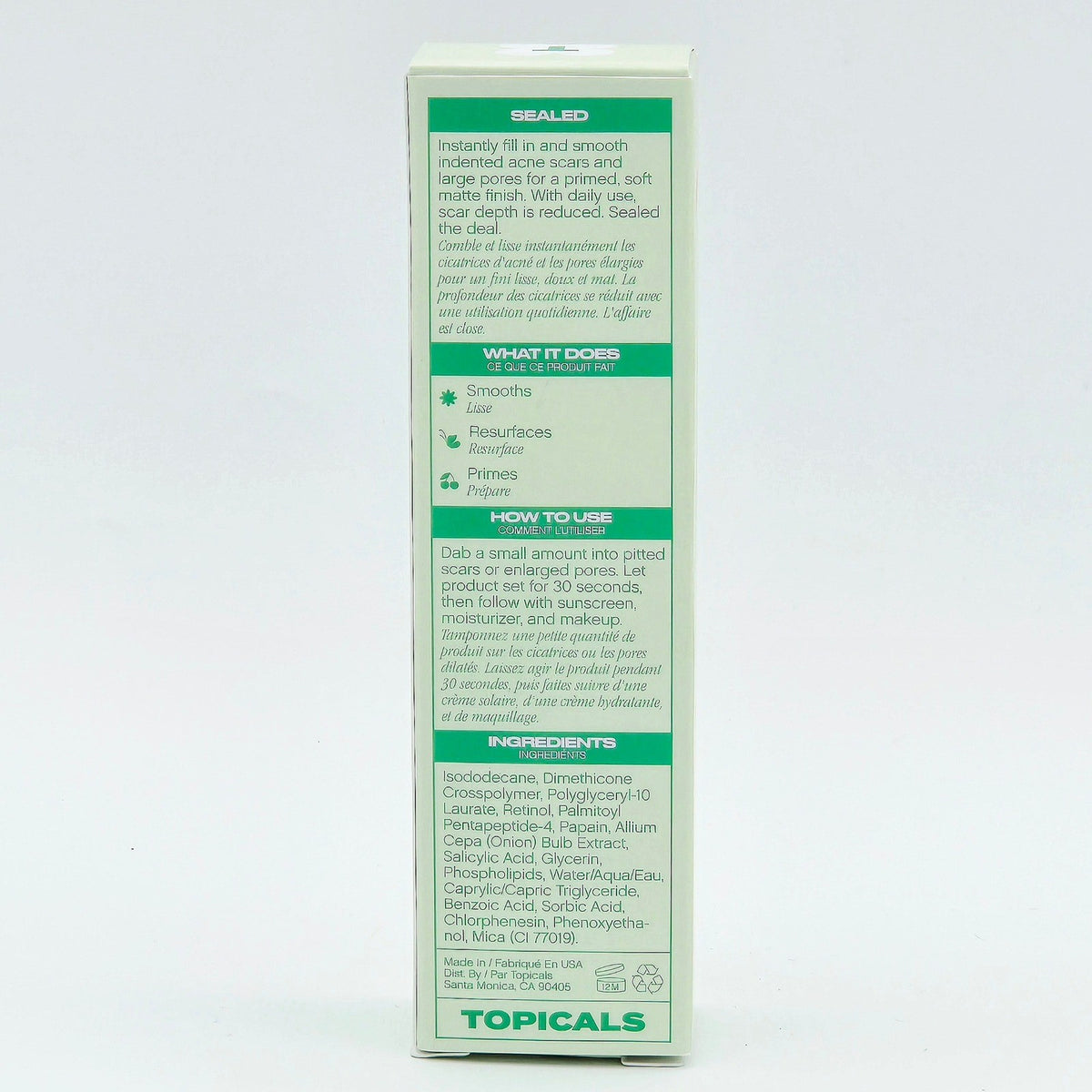 Topicals Sealed Active Scar Primer 1 fl oz / 28 ml