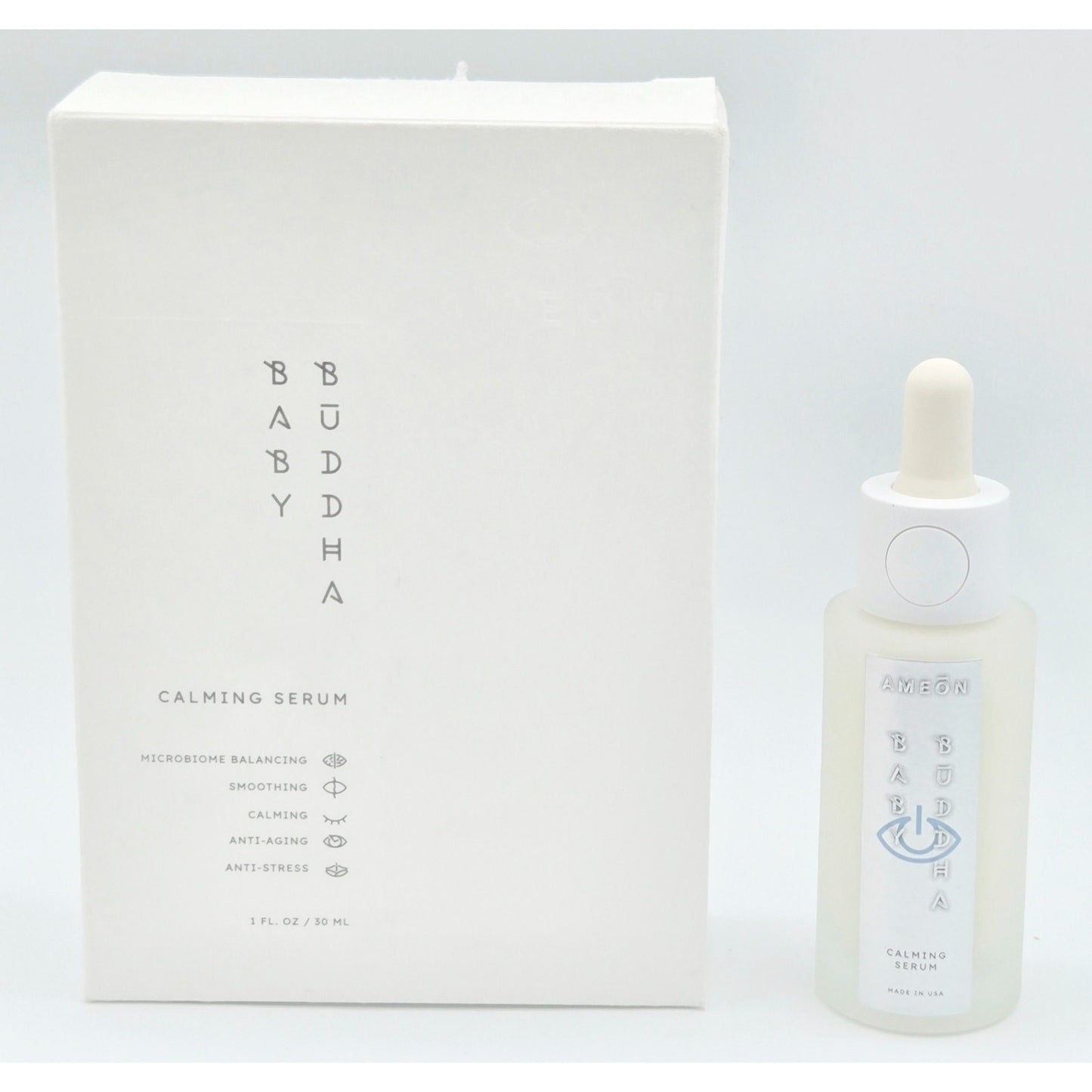 Baby Buddha Calming Serum by Ameon 1 oz Microbiome Balancing Skincare