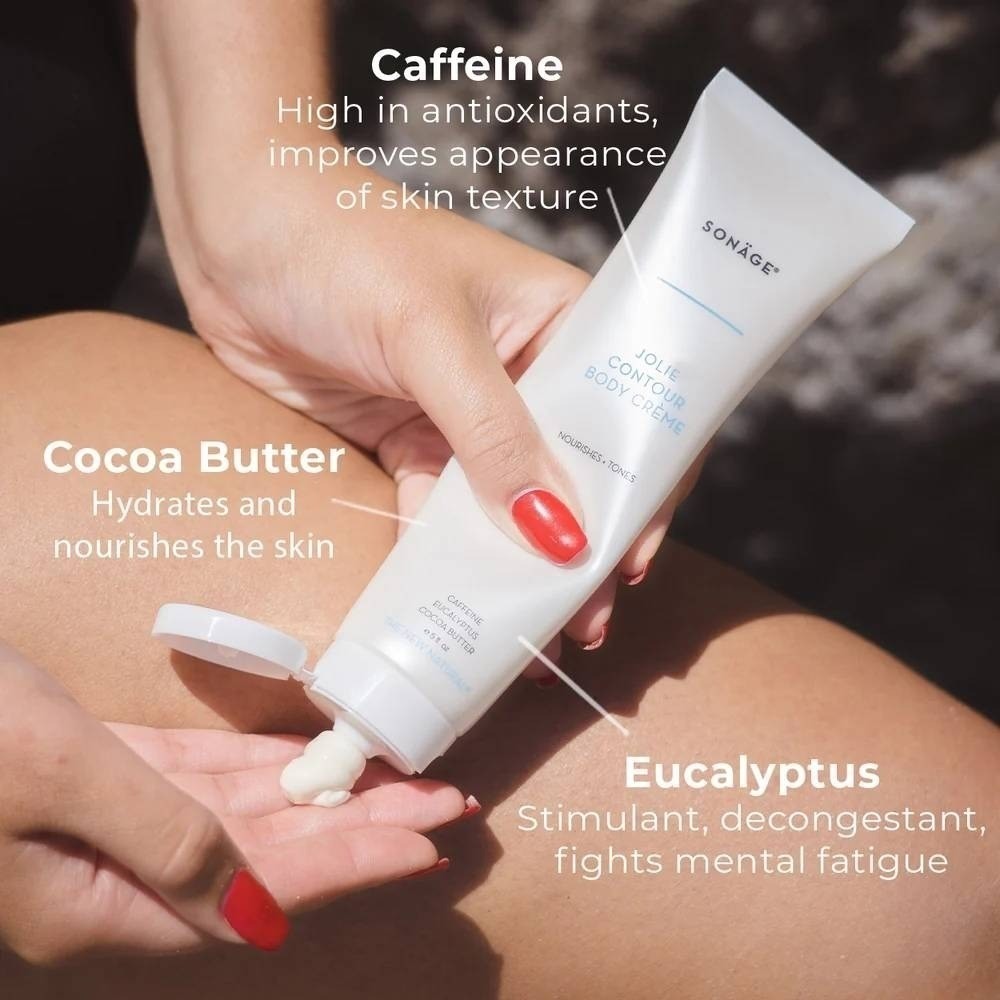 Sonage Jolie Contour Body Creme w/ Caffeine & Eucalyptus 5 fl oz each