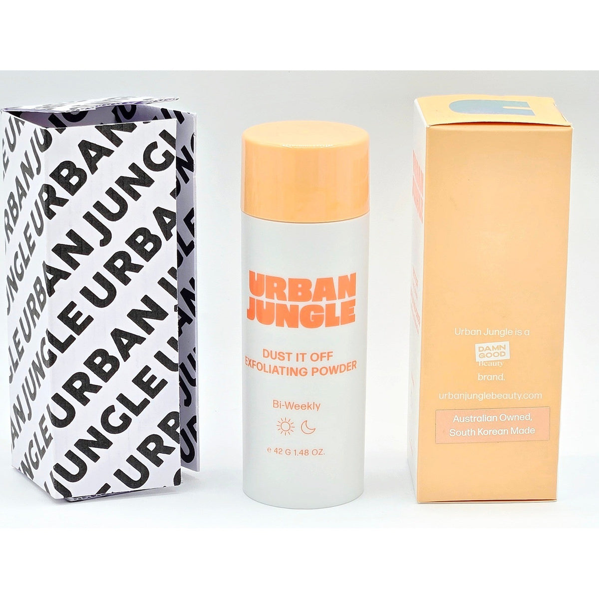 Urban Jungle Dust It Off Exfoliating Powder 1.48 oz Unisex Orange Papaya Clay