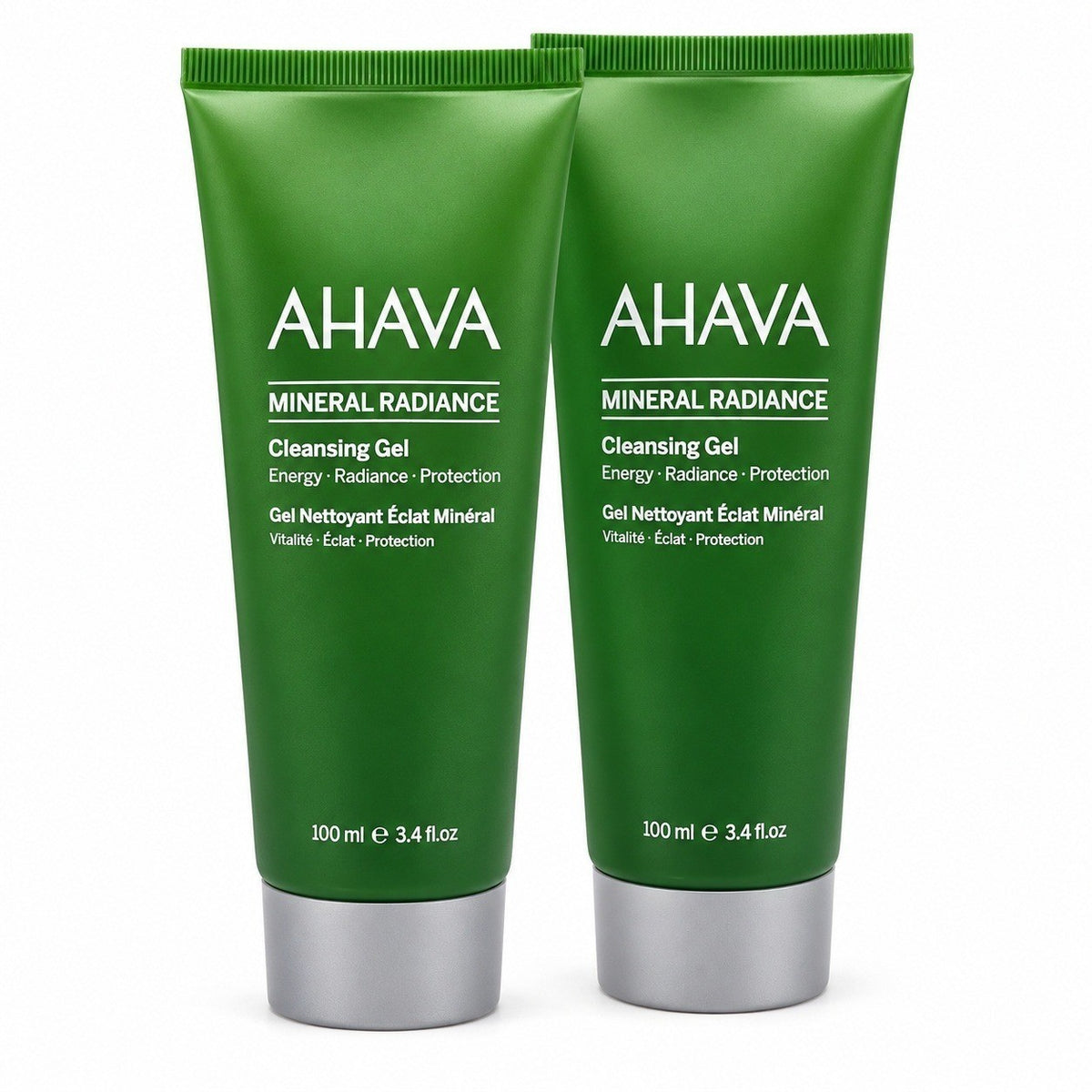 AHAVA Mineral Radiance Cleansing Gel 3.4 fl.oz / 100 ml 2-Pack