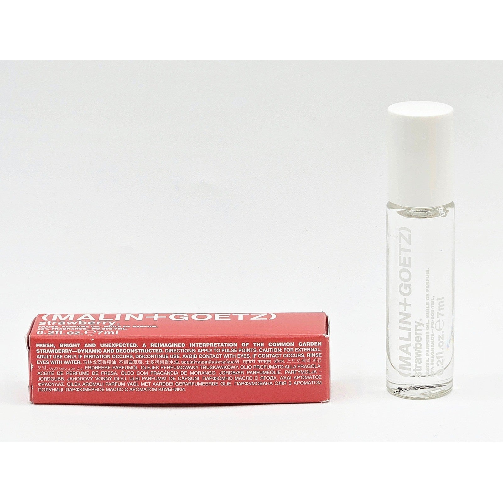 Malin + Goetz Strawberry Perfume Oil Rollerball 7mL 0.2oz New