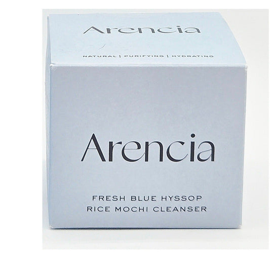 Arencia Fresh Blue Hyssop Rice Mochi Cleanser 120 g — main retail jar