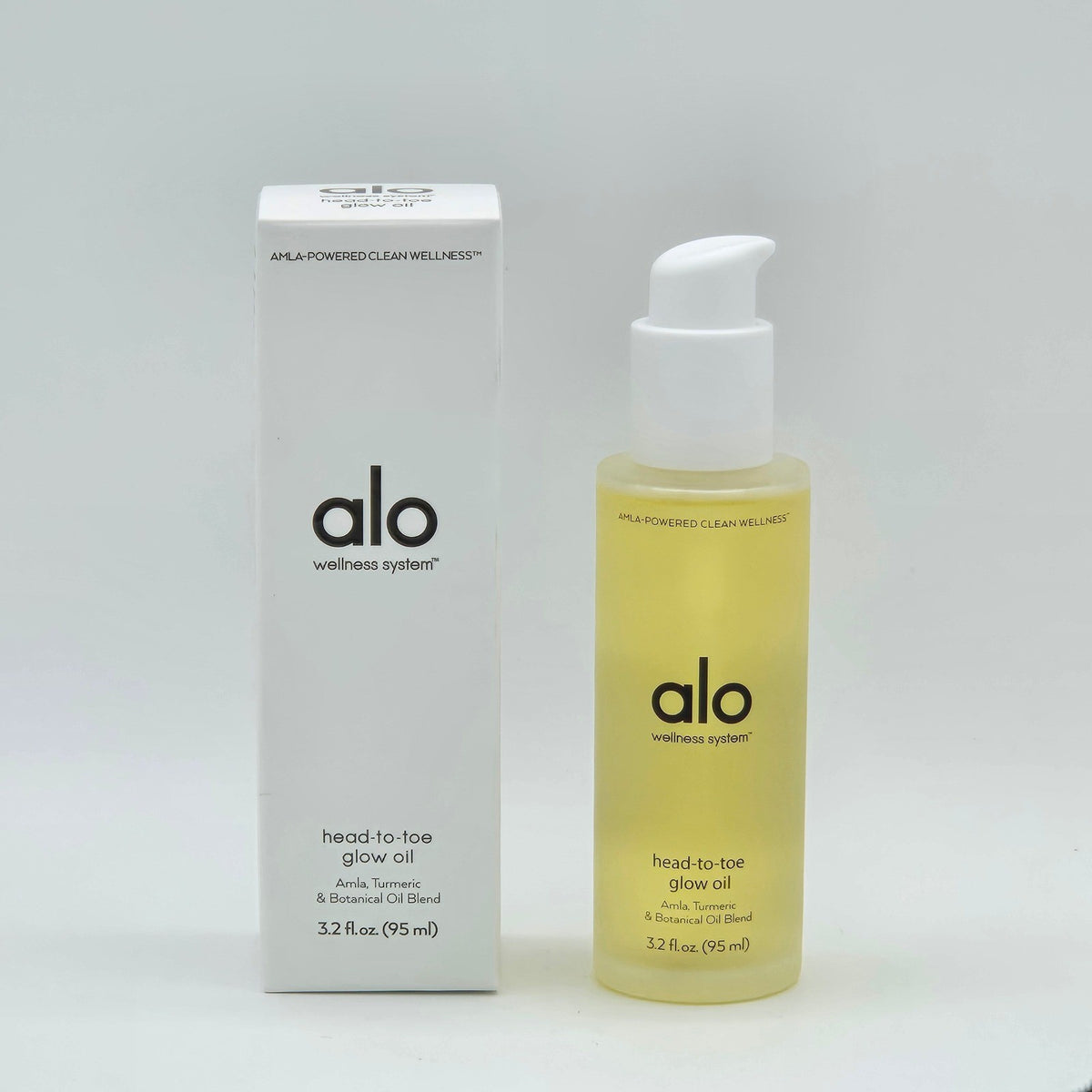 ALO Wellness Head-to-Toe Glow Oil, 95 mL multi-use body and hair oil