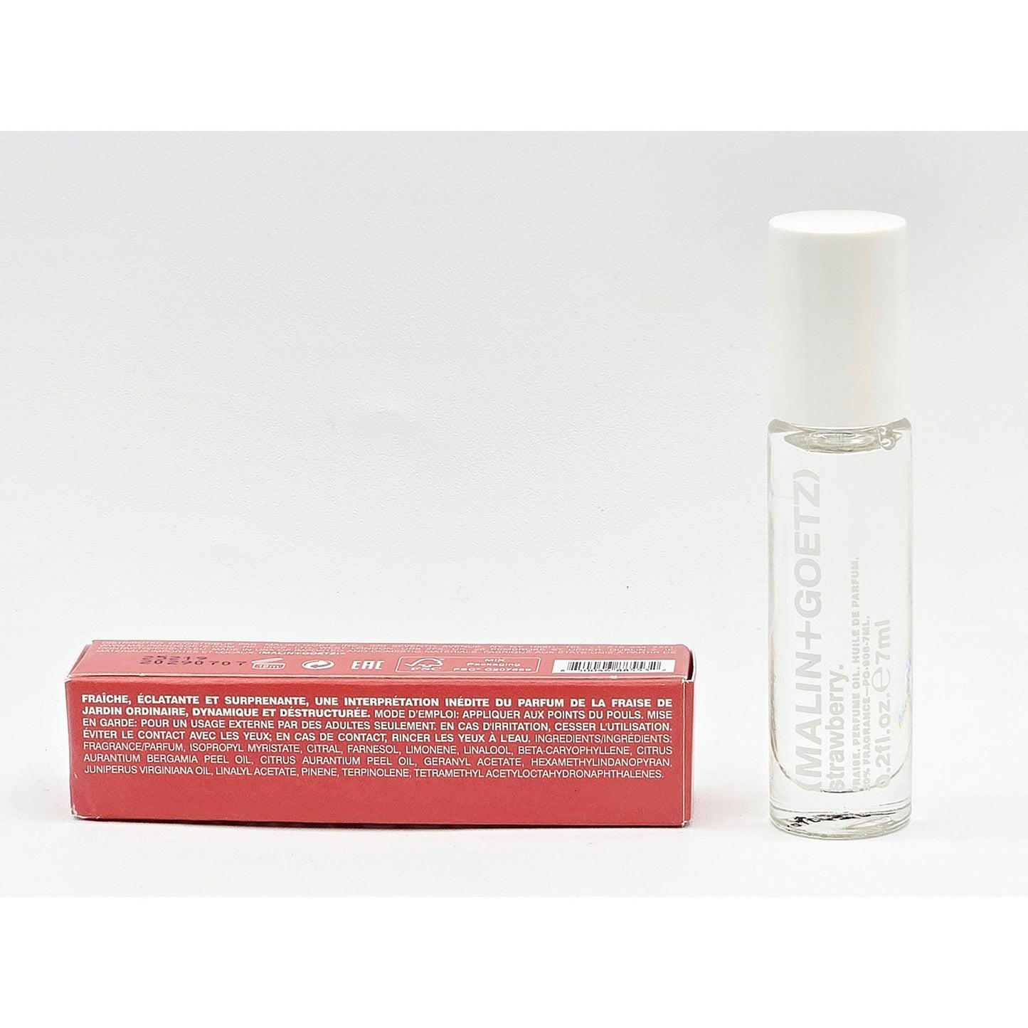 Malin + Goetz Strawberry Perfume Oil Rollerball 7mL 0.2oz New