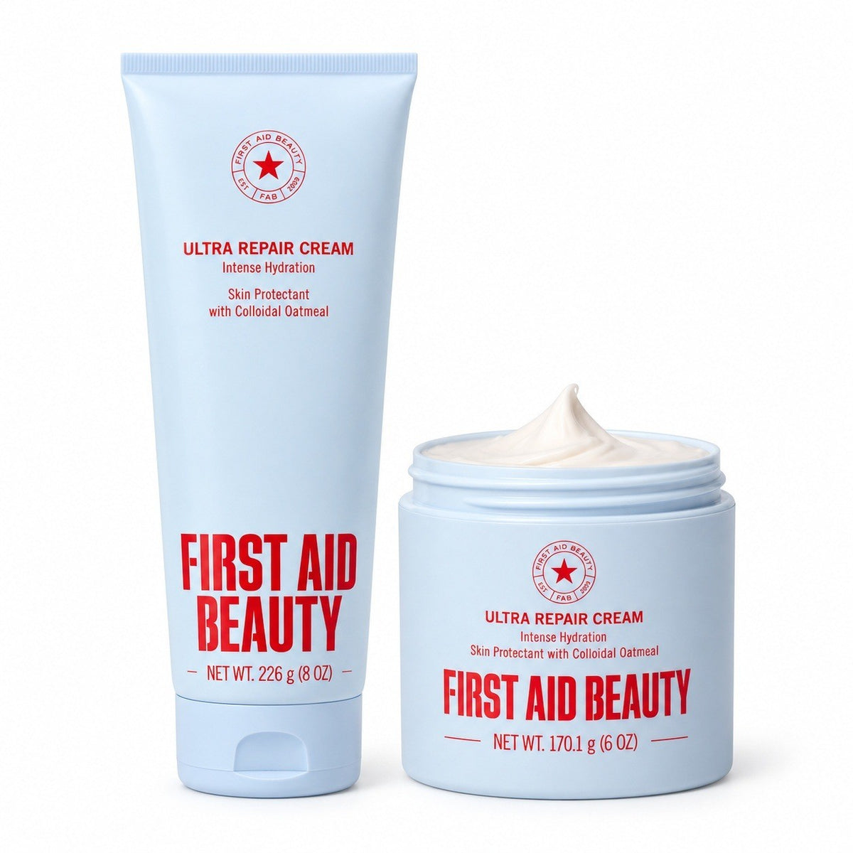 First Aid Beauty Ultra Repair Cream 8oz and 6oz Set