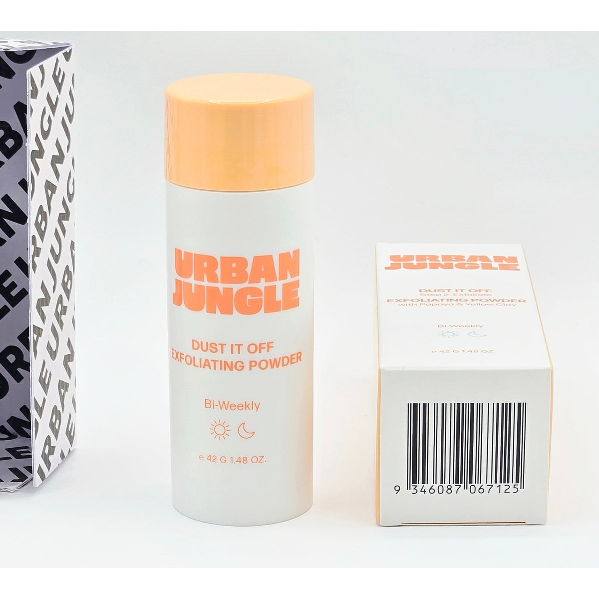 Urban Jungle Dust It Off Exfoliating Powder 1.48 oz Unisex Orange Papaya Clay