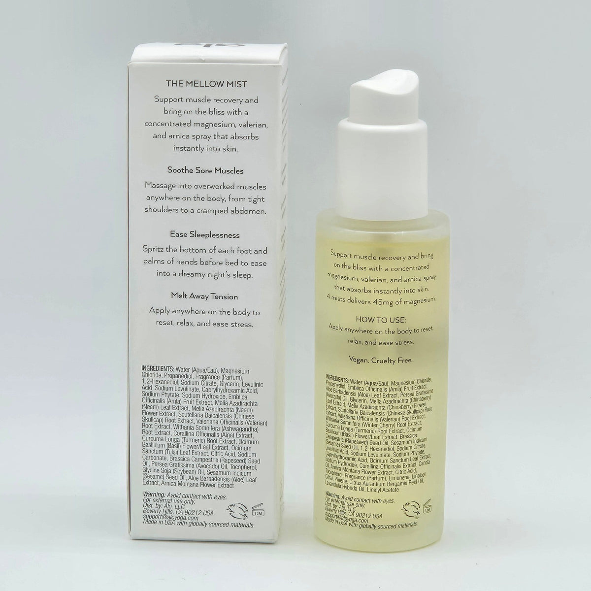 Alo Wellness System Magnesium Reset Spray 3.2 fl oz 95 ml