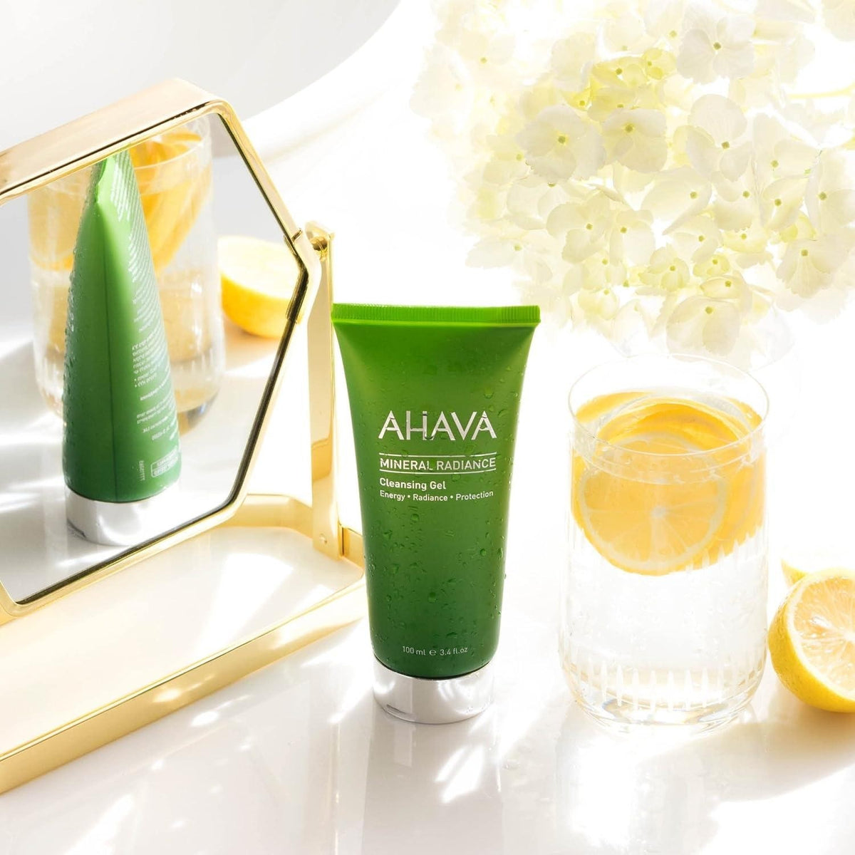 AHAVA Mineral Radiance Cleansing Gel 3.4 fl.oz / 100 ml 2-Pack