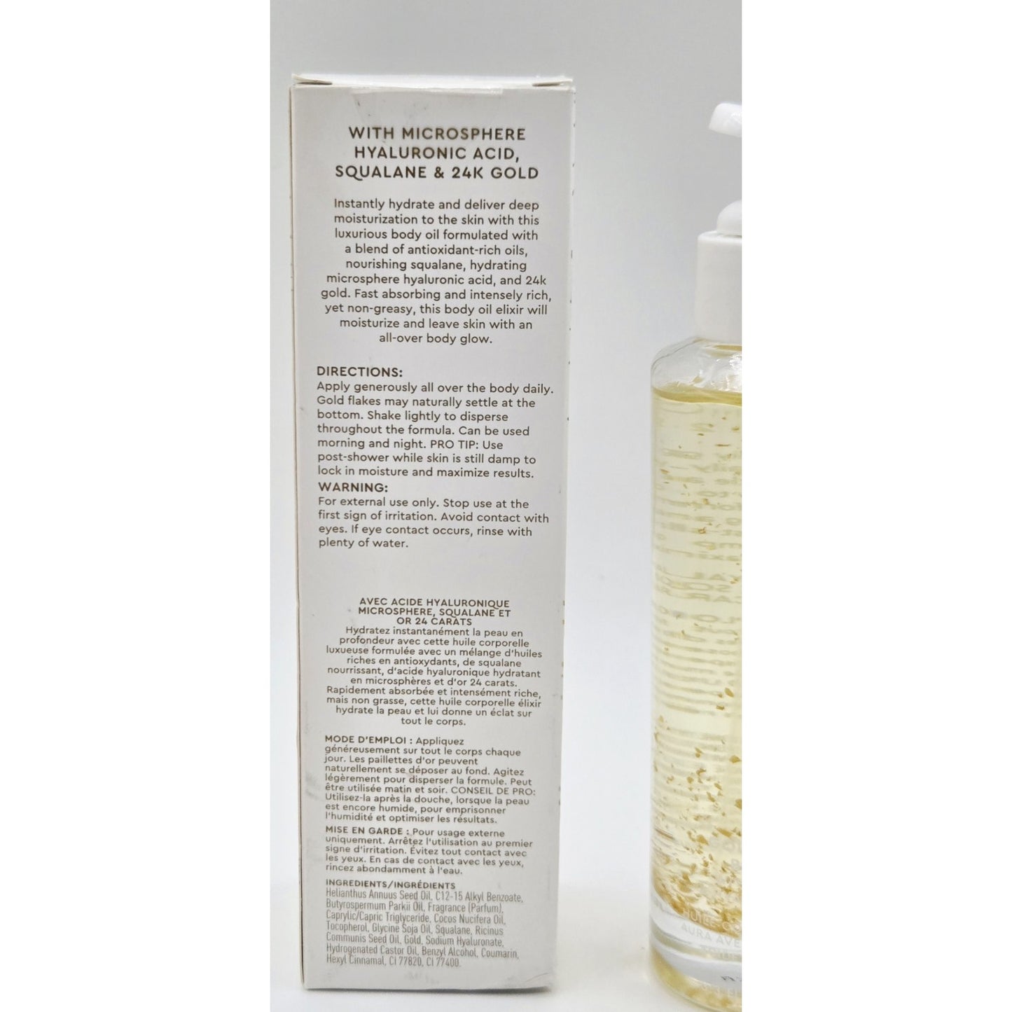Kopari Tahitian Vanilla Hydrating Body Wash 8 oz + Golden Aura Body Oil 3.3 oz